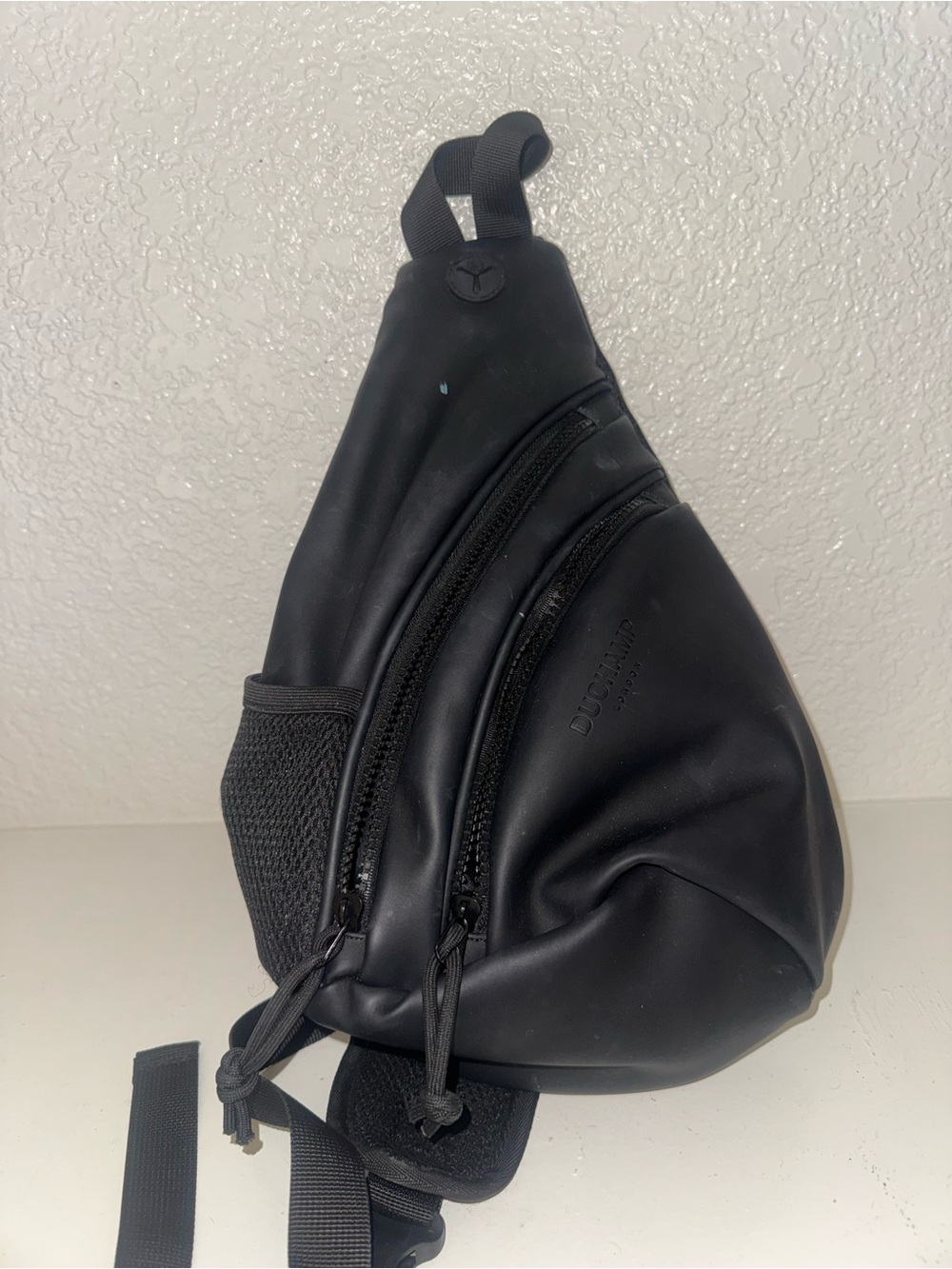 Duchamp Black Sling Crossbody Bag -